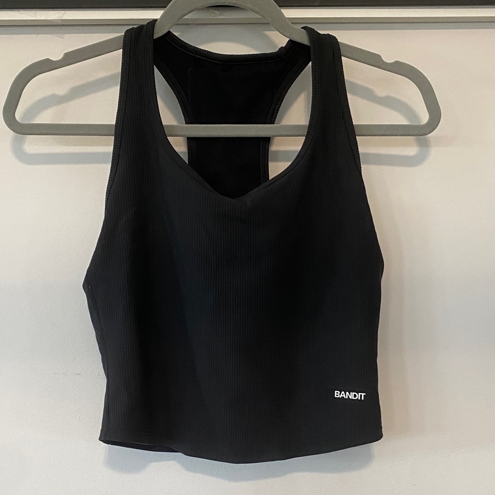 Bandit crop & built in bra